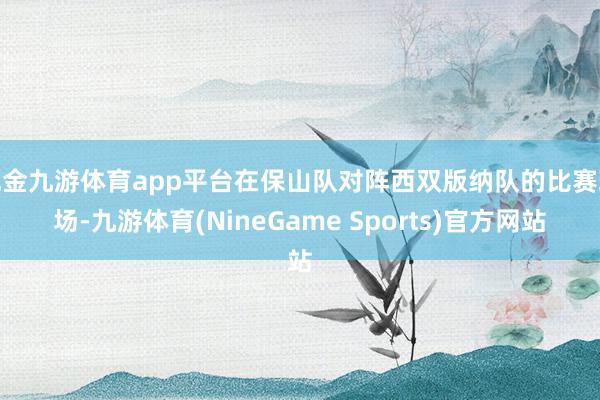现金九游体育app平台在保山队对阵西双版纳队的比赛现场-九游体育(NineGame Sports)官方网站