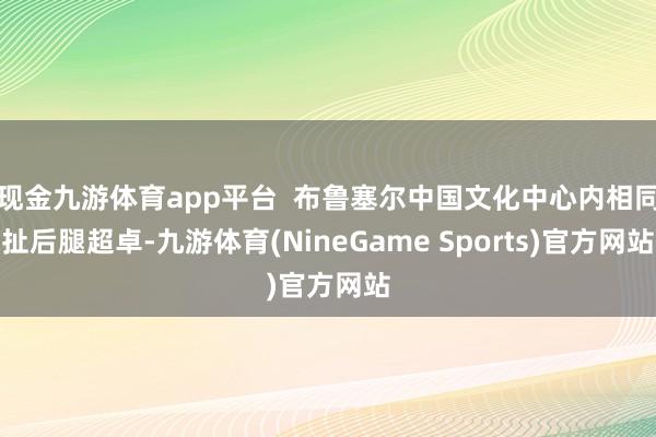 现金九游体育app平台  布鲁塞尔中国文化中心内相同扯后腿超卓-九游体育(NineGame Sports)官方网站