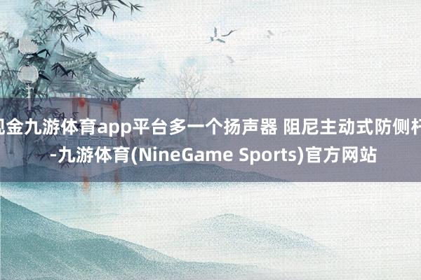现金九游体育app平台多一个扬声器 阻尼主动式防侧杆  -九游体育(NineGame Sports)官方网站