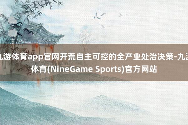 九游体育app官网开荒自主可控的全产业处治决策-九游体育(NineGame Sports)官方网站