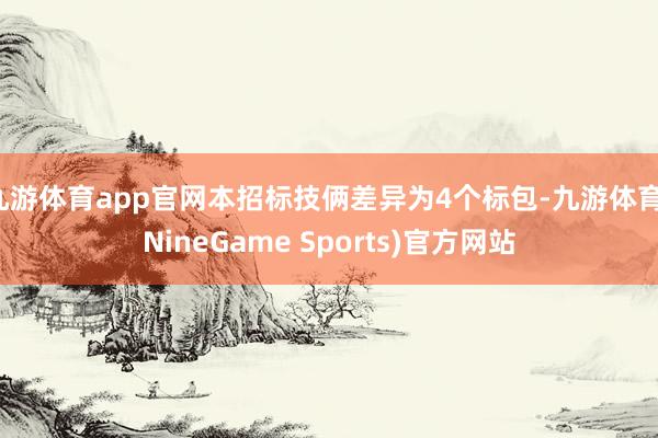 九游体育app官网本招标技俩差异为4个标包-九游体育(NineGame Sports)官方网站